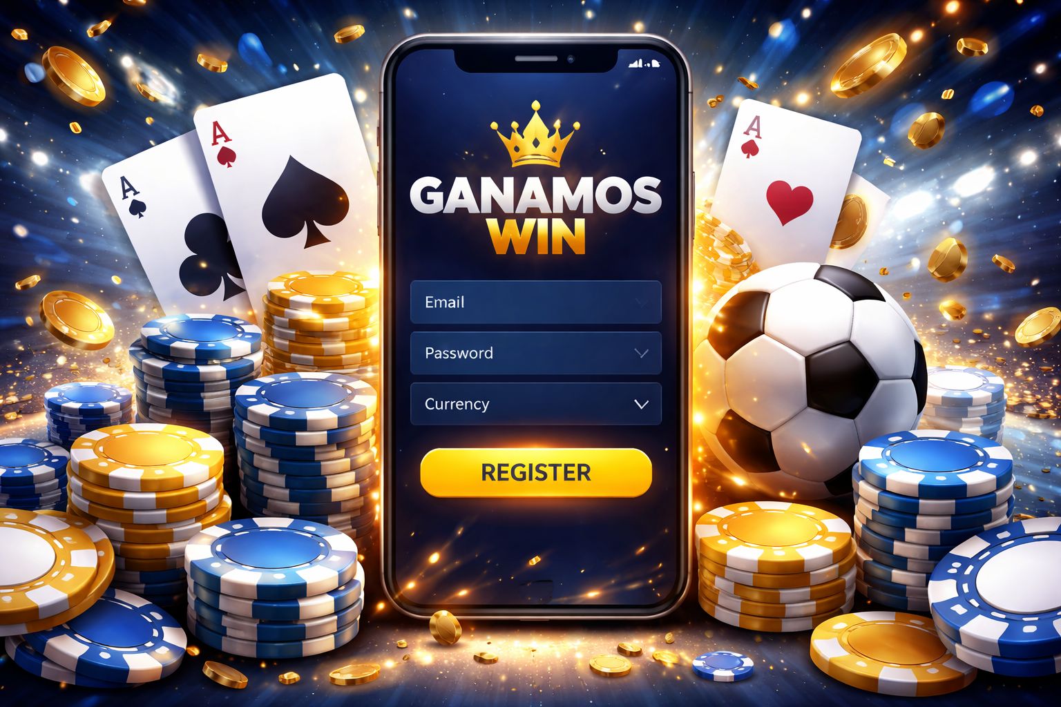 Jugador de GanamosWin comenzando una nueva sesión tras el registro