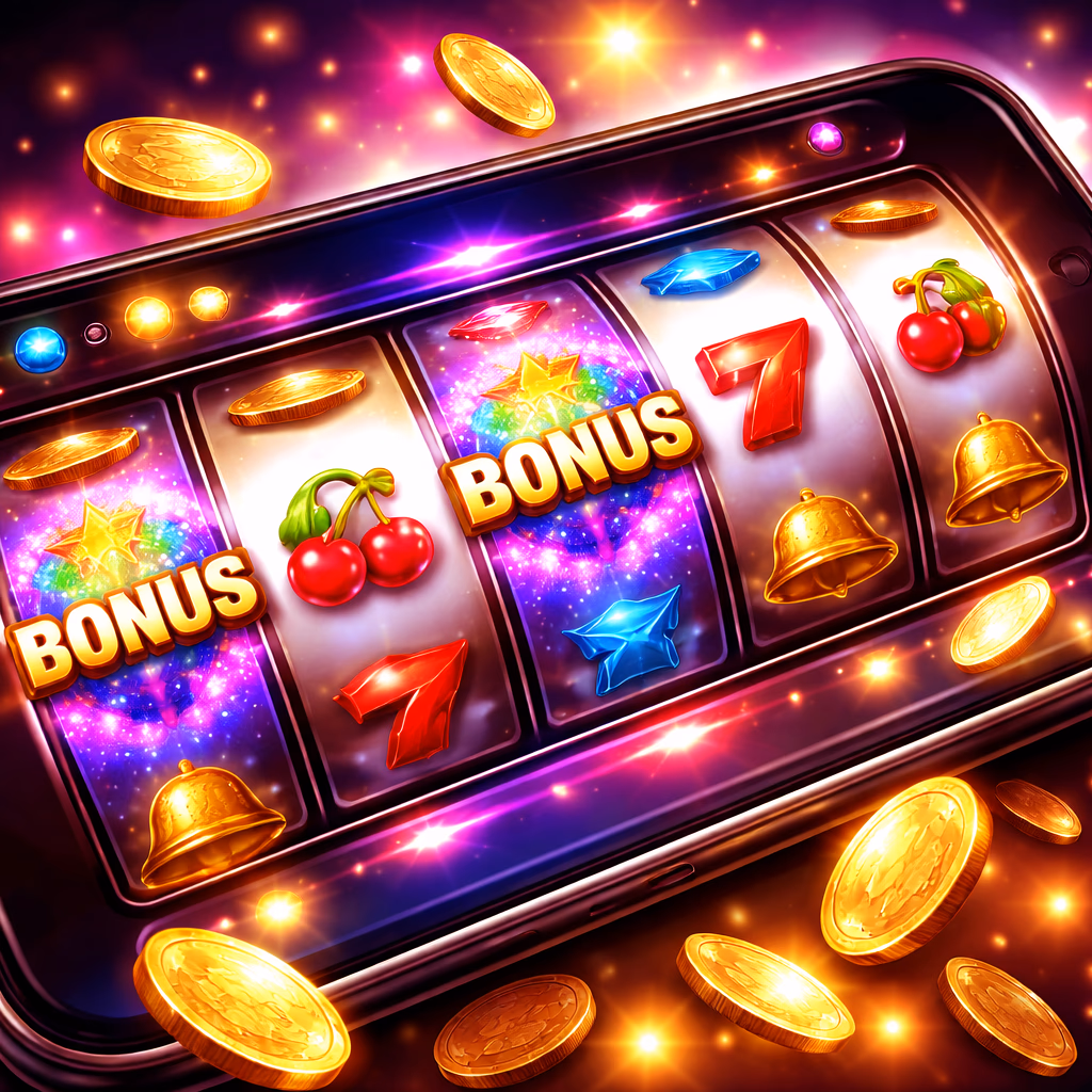 Pantalla dinámica de sesión de tragamonedas con luces de celebración y un ambiente ganador en un entorno digital de casino.